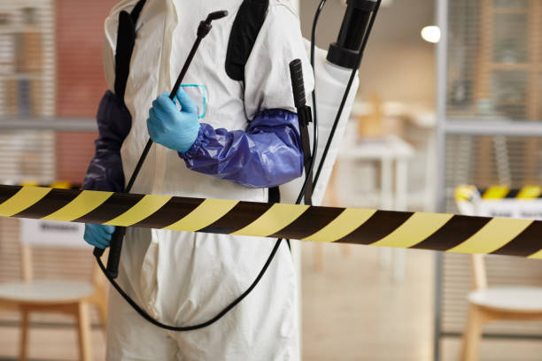 Professional Biohazard technician working in Nova, OH
